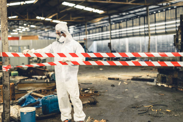 Professional Infectious Disease Decontamination technician working in Bushnell, FL